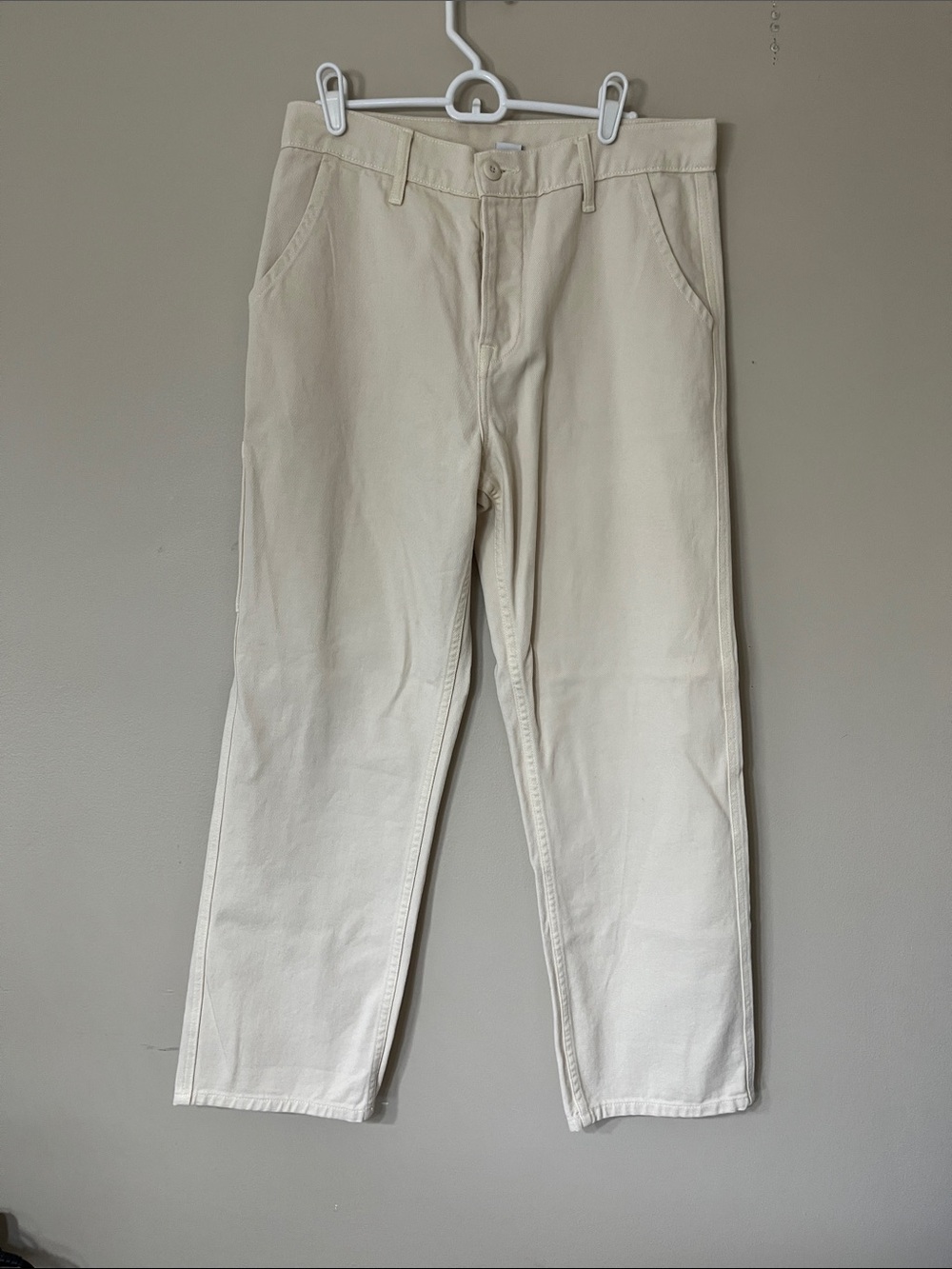 NSF Cream Straight-Leg Chino Pants